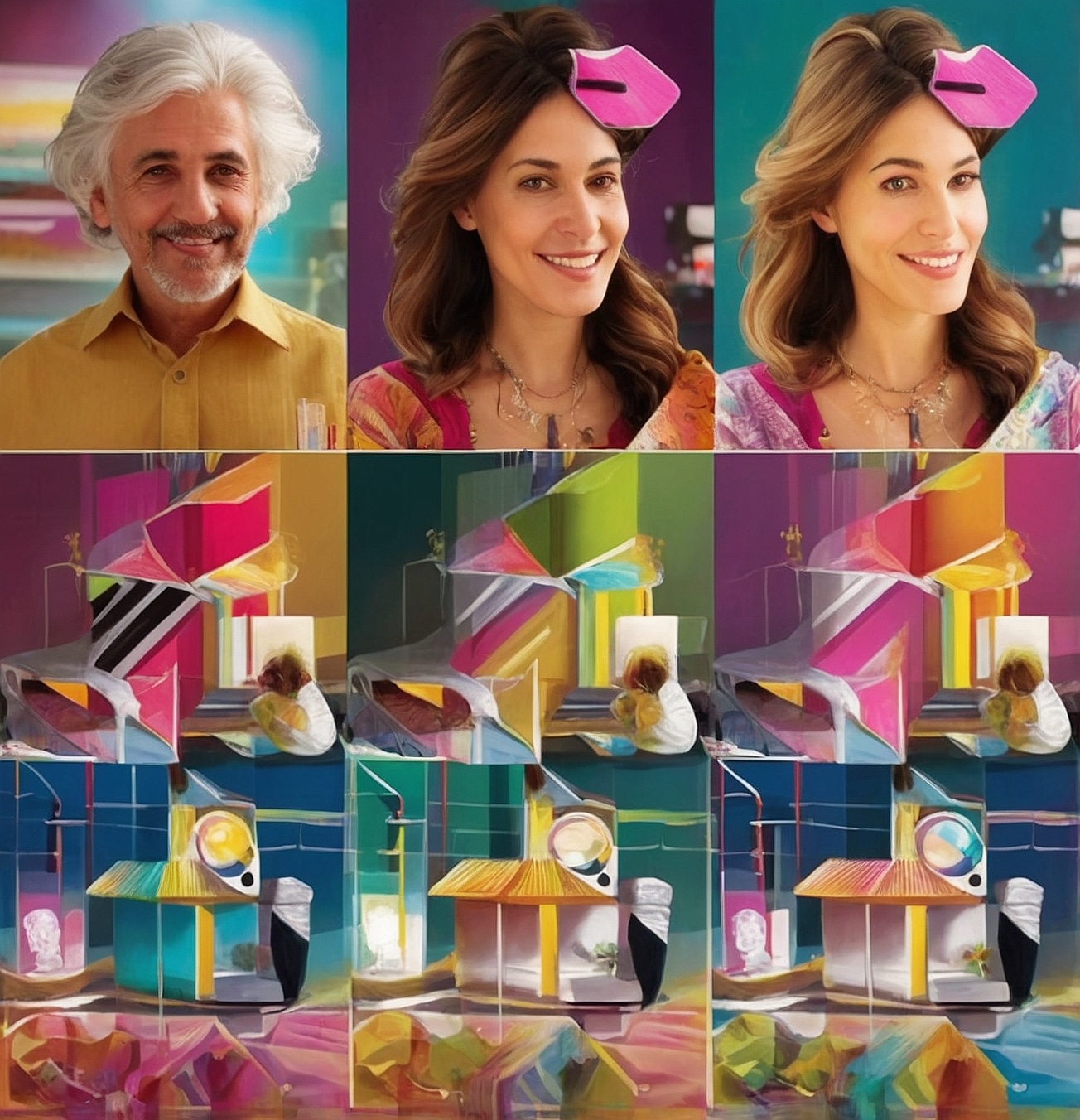 Mundos vibrantes en 2D